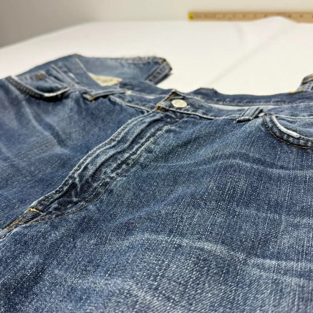 Vintage Polo Ralph Lauren Co. Blue Denim Jeans 38x34 Straight Leg Mens
